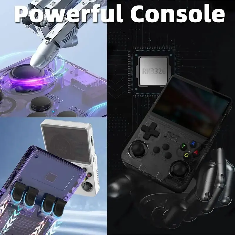 Retro Handheld Game Console with 3.5 Inch IPS Screen, Linux System, and Multiple Color Options 2