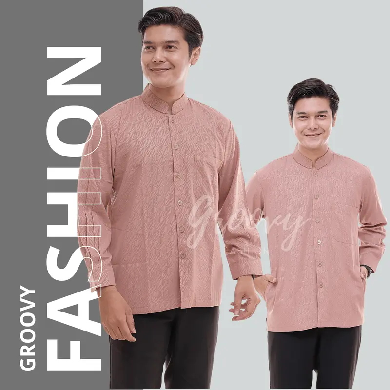 KOKO SULTAN EMBOS KEMKO SULTAN KOKO WANGKI MOTIF SULTAN TERLARIS kancing katun Muslim Baju Pria Dewasa 2