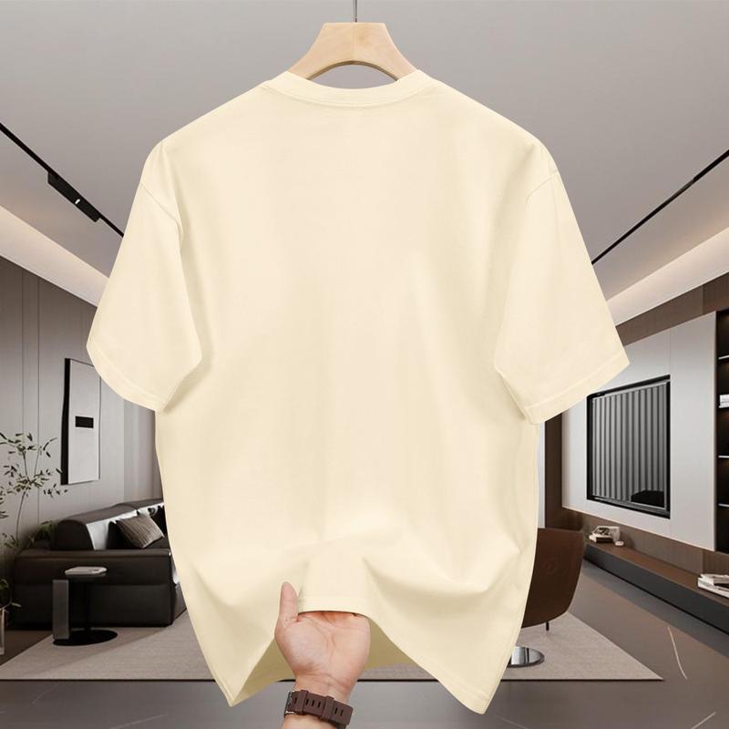 Product Introduction of Áo Thun Cotton Nam, ngắn Tay, Cổ Thuyền In Họa Tiết Minh Họa Nghệ Thuật Trừu Tượng 24