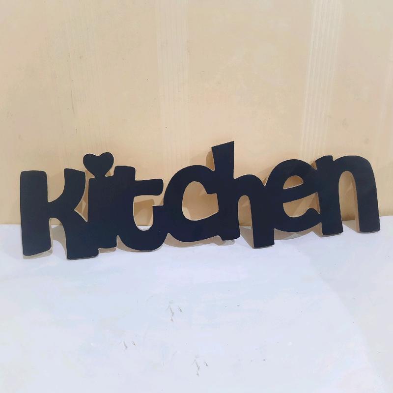 Hiasan Dapur Tulisan Aesthetic Tulisan Kitchen Ukir - Shop | Tokopedia