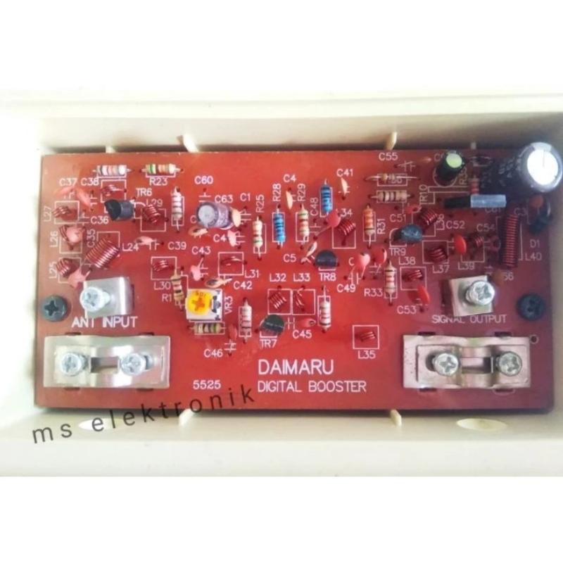 Booster Digital DVBT2 Antena TV UHF Daimaru boster DM307DB 1 set Atas bawah 3