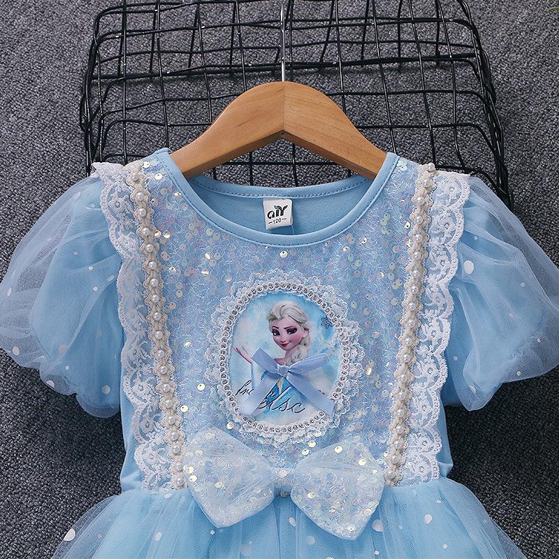 Product Introduction of Frozen Princess Dress Girls' Dress Children's Luminous Aisha Dress Lolita Dress Summer New 22