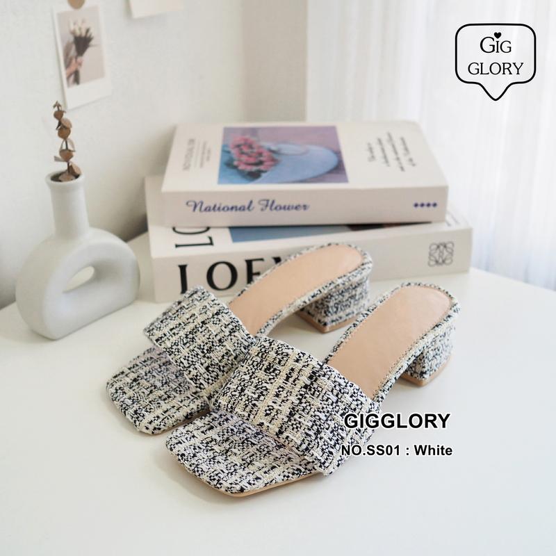 Product Introduction of รองเท้าส้นสูงผ้าทวิต (NO.SS01) 16