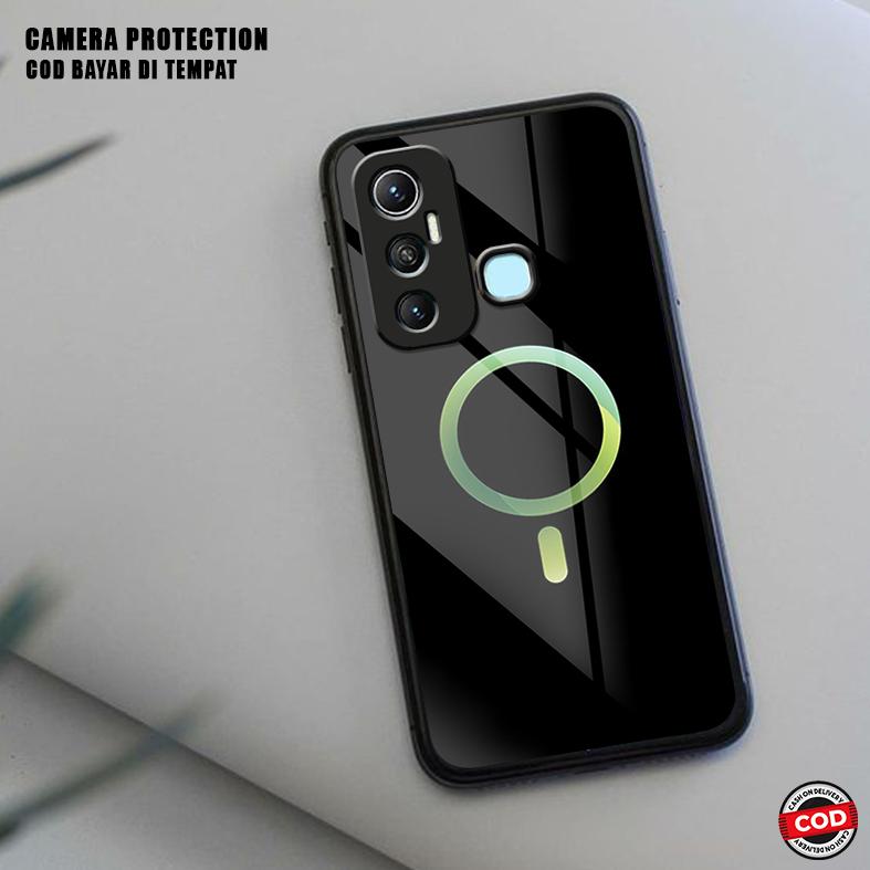 Case I*finix Hot 11 - Hot 11S - Hot 11 Play Softcase Glass Kaca -  Hardcase 2D Glossy - Case Handphone Pelindung Hp Terbaru 2024 - Case Murah Terjangkau - High Quality - Bisa COD Bayar Di Tempat. 2