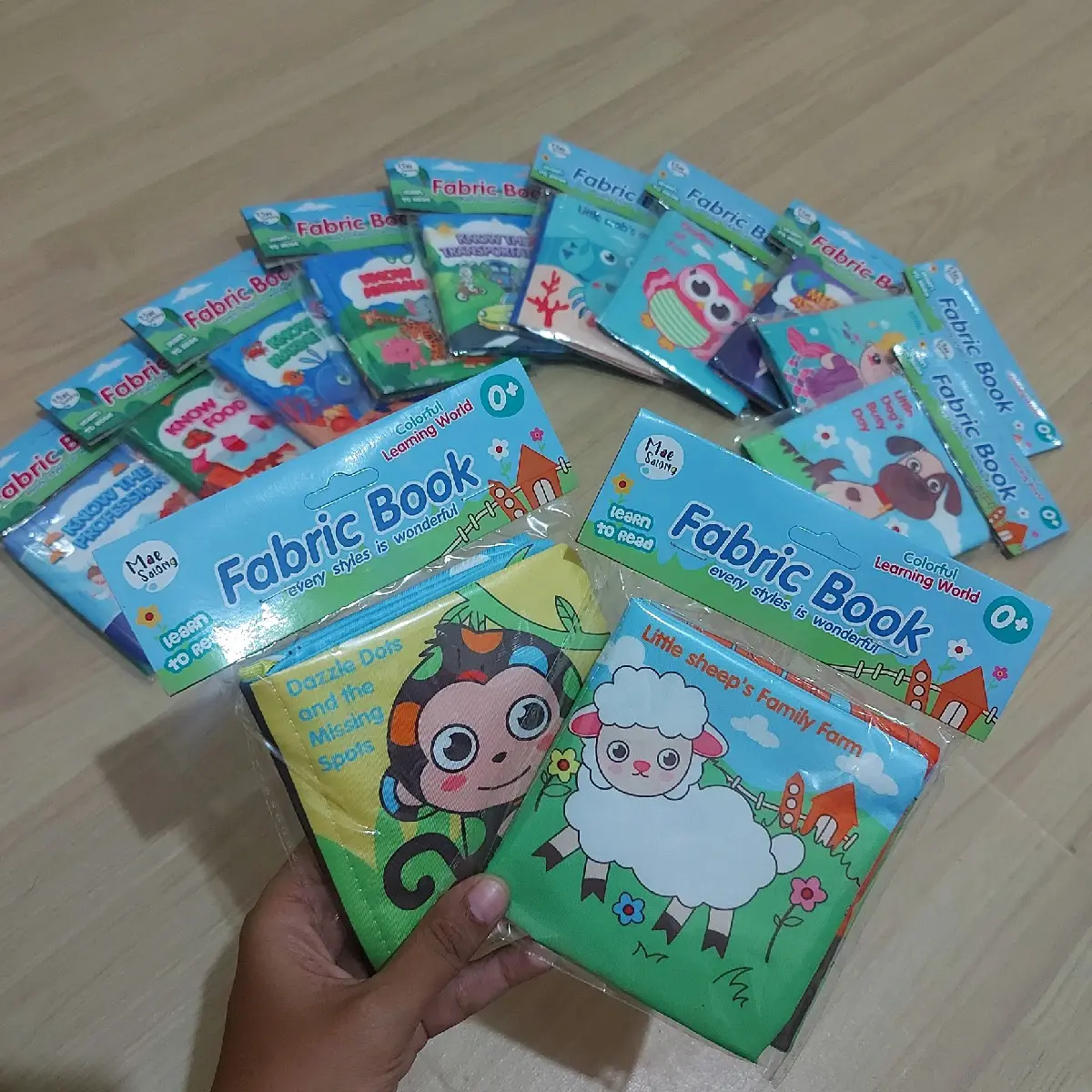 Softbook - Buku pertama bayi buku kain fabric book firstbook