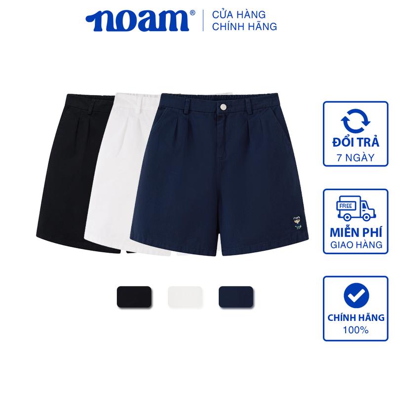 Quần Short Kaki Unisex NOAM Original Fox - Màu Đen/ Trắng/ Xanh navy