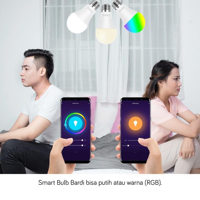 BARDI Smart Light Bulb 9W RGBWW Wi-fi (Lampu) 1