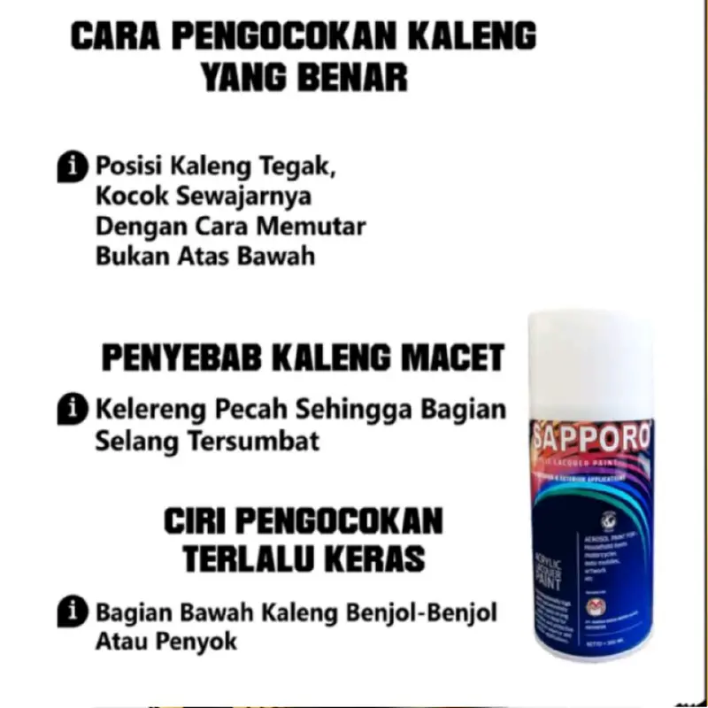 701/708 HONDA RED R-3C/R-4C SAPPORO STANDAR CANDYTONE 300ml Cat Semprot Pylok Pilok Pylox / Cat Aerosol / Cat Semprot / Sapporo Standar 6