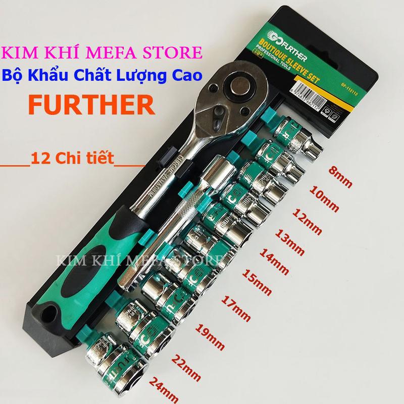 Bộ tuýp khẩu 12 chi tiết 1/2" Gofuther mở bu lông đa năng sửa chữa thiết bị máy móc 1