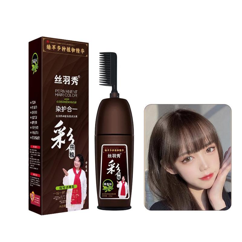 Product Introduction of Instant Coloring Shampoo Natural Black Color For Men Women Hair Dye Herbal Brown Purple Hair 25