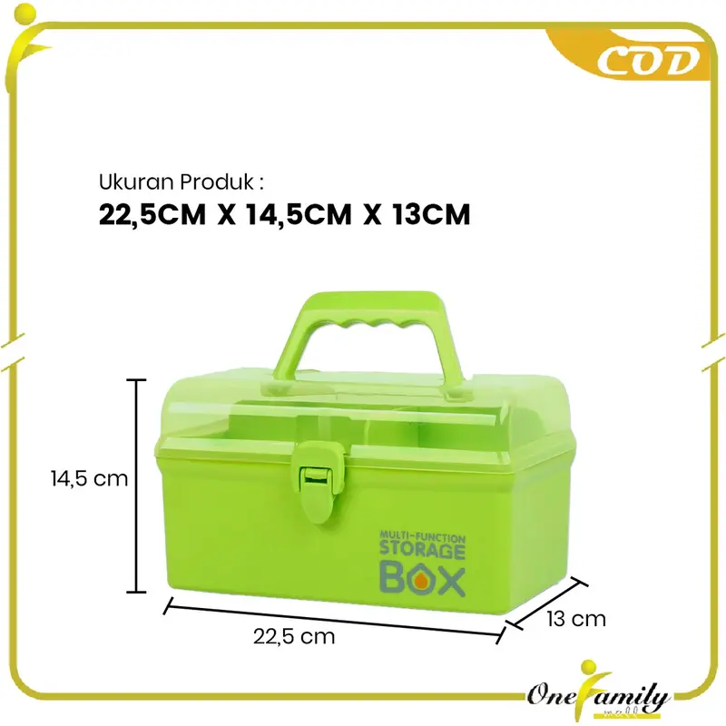 COD OFM C831 Kotak Mainan Perkakas Box Organizer Storage Penyimpanan Multifungsi Dengan Tutup 5