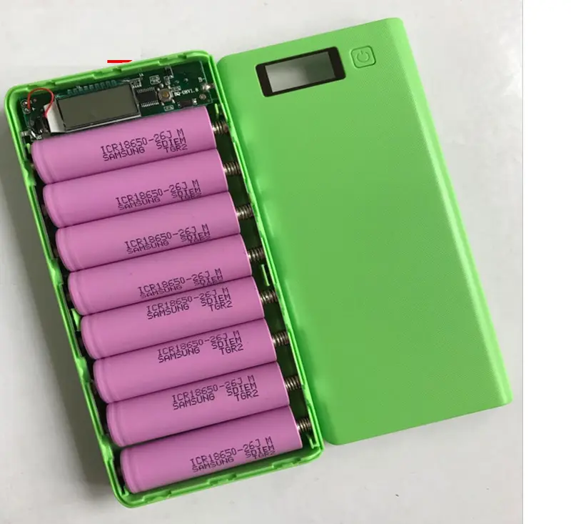 (Chưa pin) Box sạc dự phòng 8cell dùng pin 18650 loại tốt 1