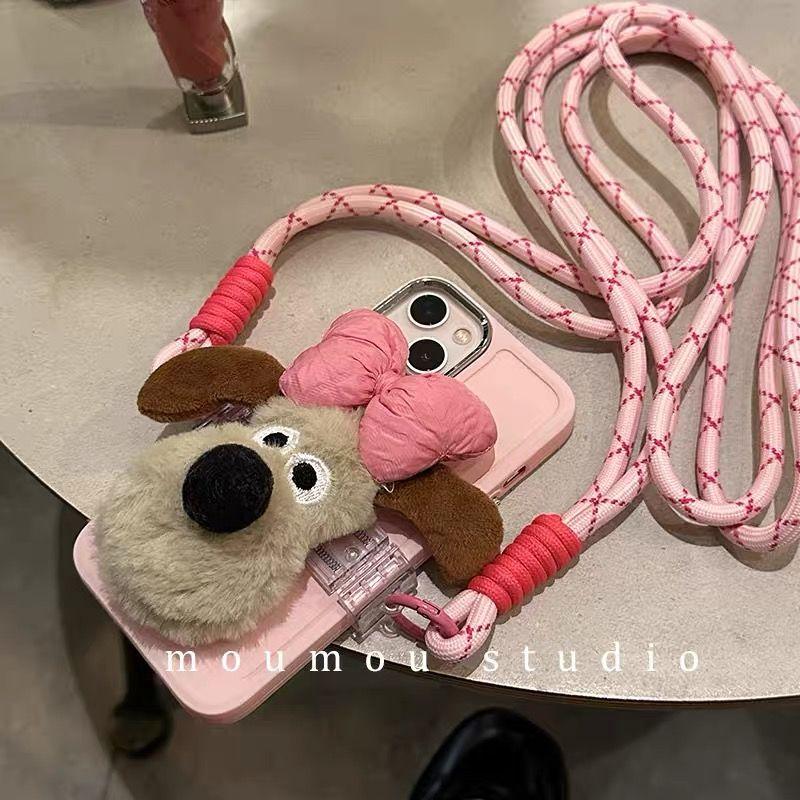 Ốp Điện Thoại Có Thể Tháo Rời Nhồi Bông Thiết Kế Wallace Và Gromit Hoạt Hình Nẹp Lưng Dây Đeo Chéo Có Thể Điều Chỉnh Áp Dụng Cho Mọi Mẫu Điện Thoại Di Động