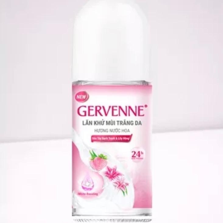 (Chọn Mùi) GERVENNE_ LĂN KHỬ MÙI GERVENNE CHO NỮ 50ML Không chứa silicon Hữu cơ Axit amin Không mùi Gỗ Vị trái cây Có hoa Khử Mùi Hôi Xịt Thơm 0