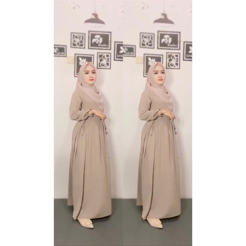 Mila Dress Jumbo Ld 120 Dress Wanita Cringkel Airflow Busui Frendly 5