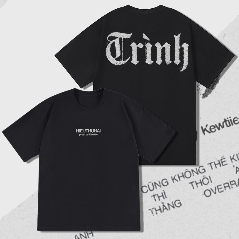 Product Introduction of Áo Thun TRÌNH HIEUTHUHAI, Áo Thun Unisex Form Rộng Chất Mềm Mỏng Thoáng Mát Hot Trend In 2 Mặt Menswear Cổ Tròn áo  thun 3