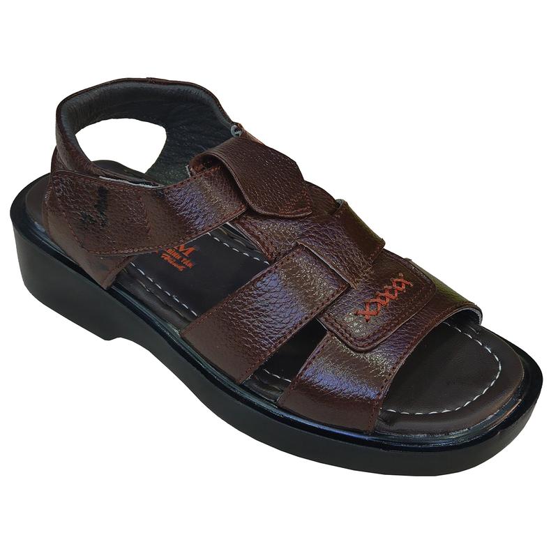 Giày Sandal Nam TiTi ĐÔ Da Bò Cao Cấp 4Cm DNA2136 Đế Bằng DéP