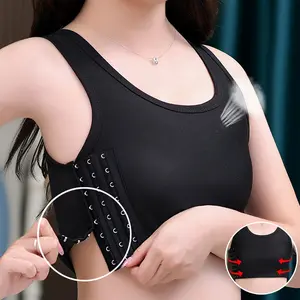 Tank Top Olahraga Bernapas Breast Binder Perata Dada/chest Binder
