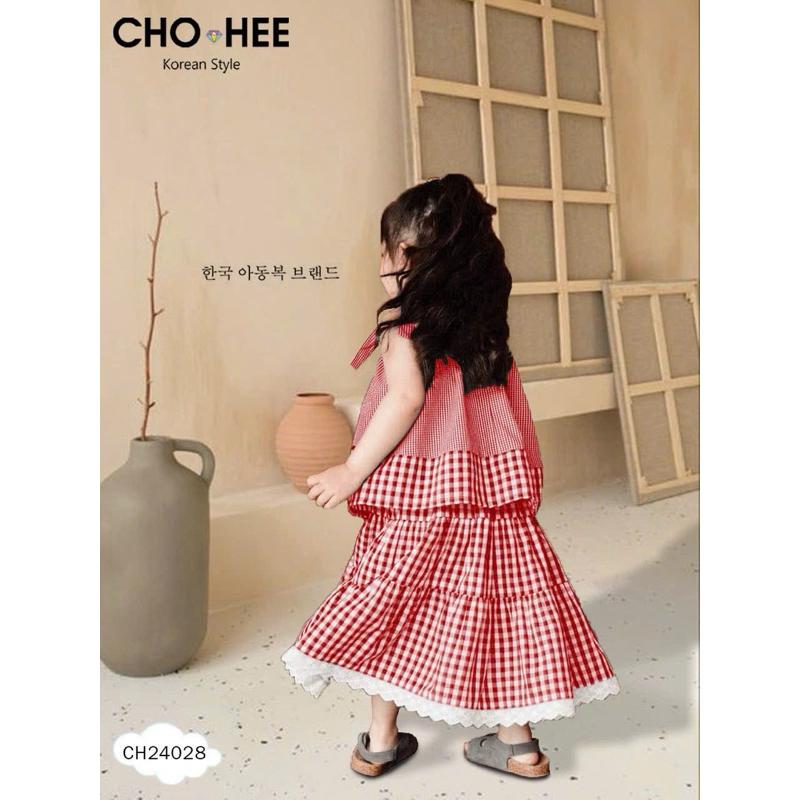 Siêu phẩm hè 2025. Set váy bé gái caro siêu hot hit ChoHee 7