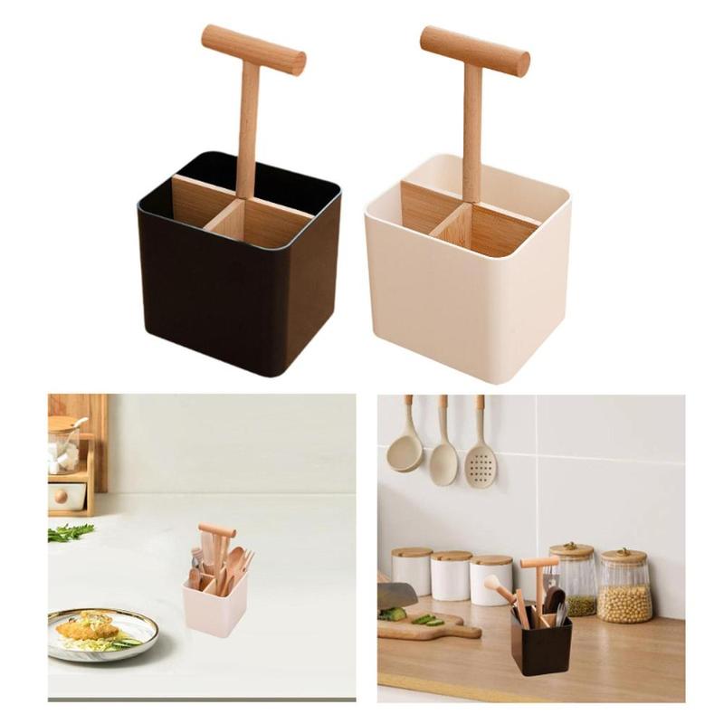 Chopsticks Holder Countertop Storage Rack for End Table Kitchen Bedroom 2