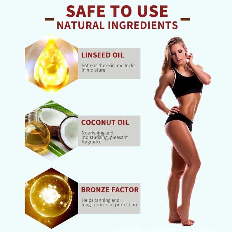 Product Introduction of Tanning Cream Tanning Oil Sun Free Body Lotion Wheat Boost Black Oil Bronzer Sunscreen 20