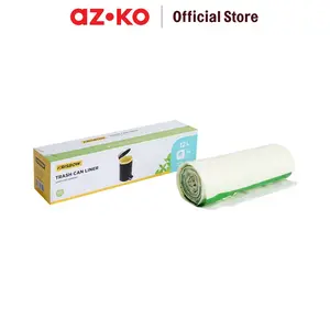 AZKO Krisbow Kantong Sampah Biodegradable Trash Bag Kantong Plastik Trash Bin Trashbag Plastic Bag