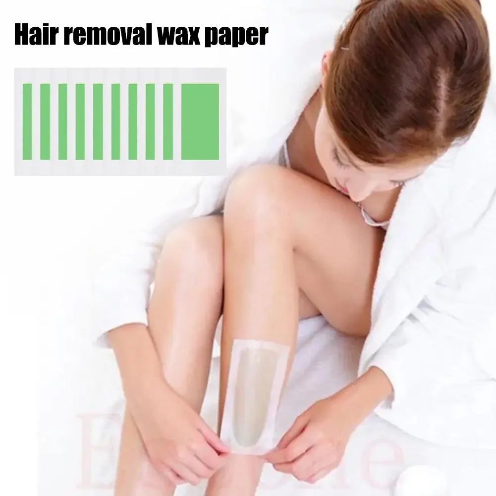 10pcs Double Sided Wax StripsGentle & Soothing Double Sided Wax StripsBody Hair Removal