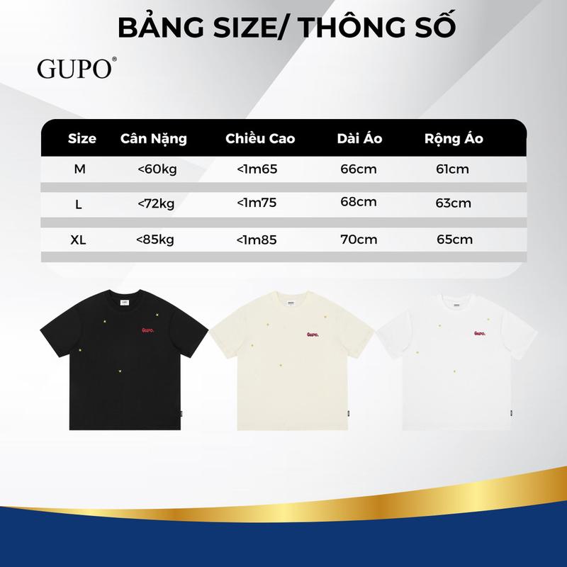 Product Introduction of Áo Thun Boxy 280GSM “STAR” Thêu Len GUPO Unisex Nam Nữ Cotton Local Brand - TSS01 2
