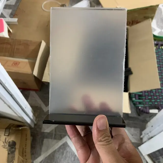 [FREE SHIP + SỈ] Menu mica để bàn A6 kích thước 10.5x15cm, mica đế lùa A6, bảng mã Qr A6, standee để bàn A6