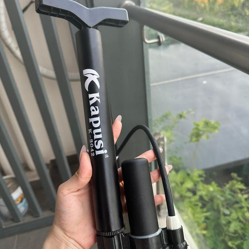 Ống bơm mini Kapusi chuyên bơm xe đạp bơm phao và đồ chơi cho bé bơm pittong