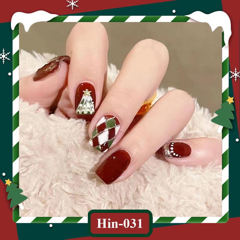 Nail Box Noel Giáng Sinh Hin Nail Tặng kèm phụ kiện Làm Nail