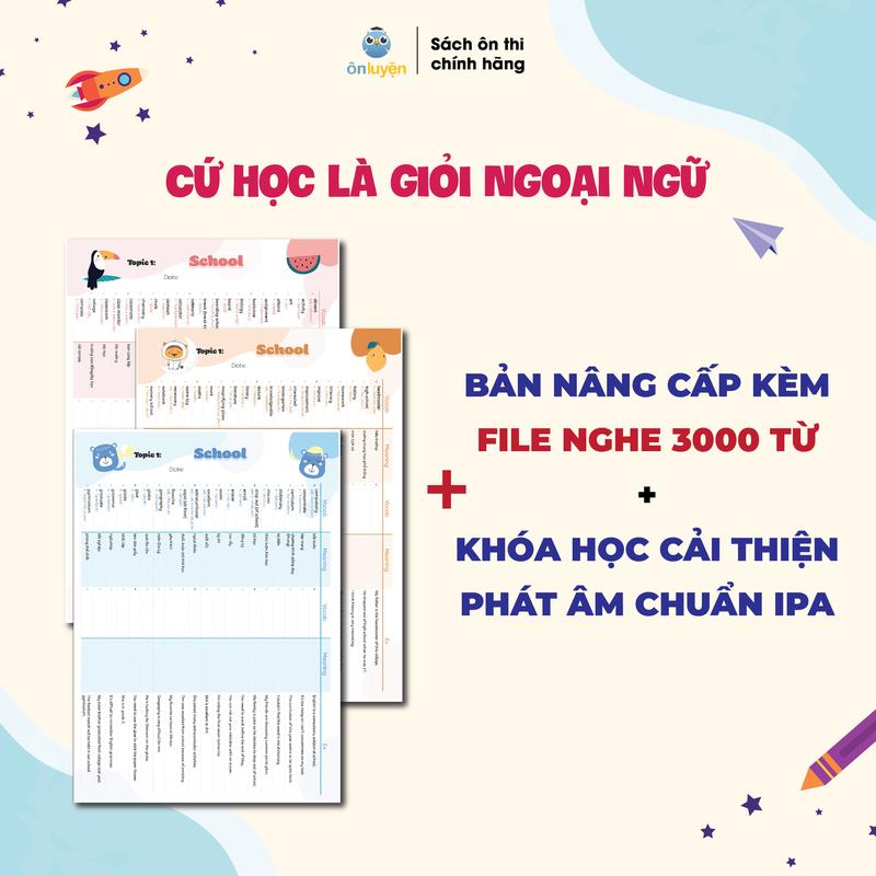 Set 150 tờ TAKENOTE 3000 từ vựng Tiếng Anh theo chủ đề thông dụng nhất - Nhà sách Ôn Luyện