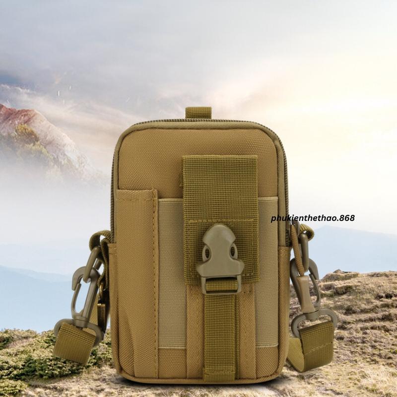 Túi đeo hông thắt lưng, túi đeo chéo HT SPORTS đựng dụng cụ, điện thoại đồ nhỏ gọn phong cách quân đội vải bố siêu bền Bag Túi Thể Thao
