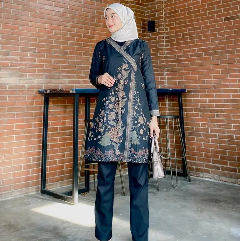 TUNIK BATIK 1467 WK 05.03 ll TUNIK BATIK ll ATASAN BATIK II BAJU BATIK WANITA