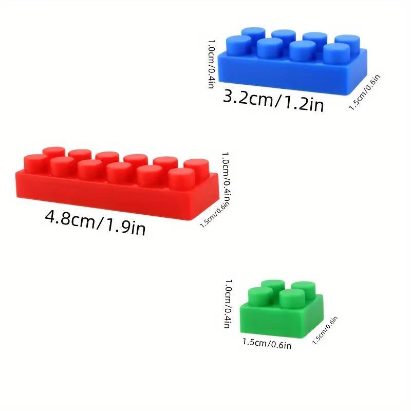 Building Blocks Toy (1 Set), Small Particle Building Blocks, Various Shapes, Free Assembly Learning Toys Decoration, Party Favors, Birthday Gifts 1