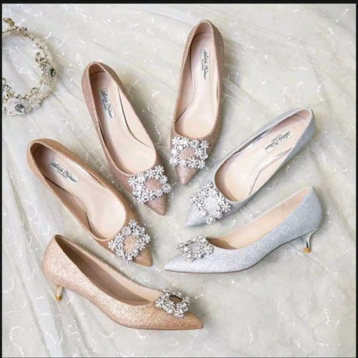Hills/high heels wanita cantik keren (SL06) Hak Setengah (3-5 cm)