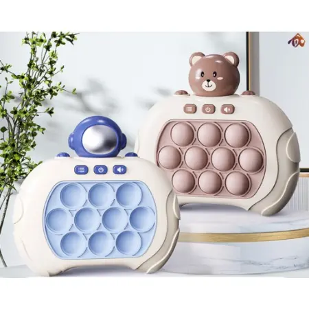 Thanh lý Máy Chơi Điện Tử Pop It, bopit Thế Hệ Mới Đồ Chơi Bóp Hình cua Có Nhạc có đèn