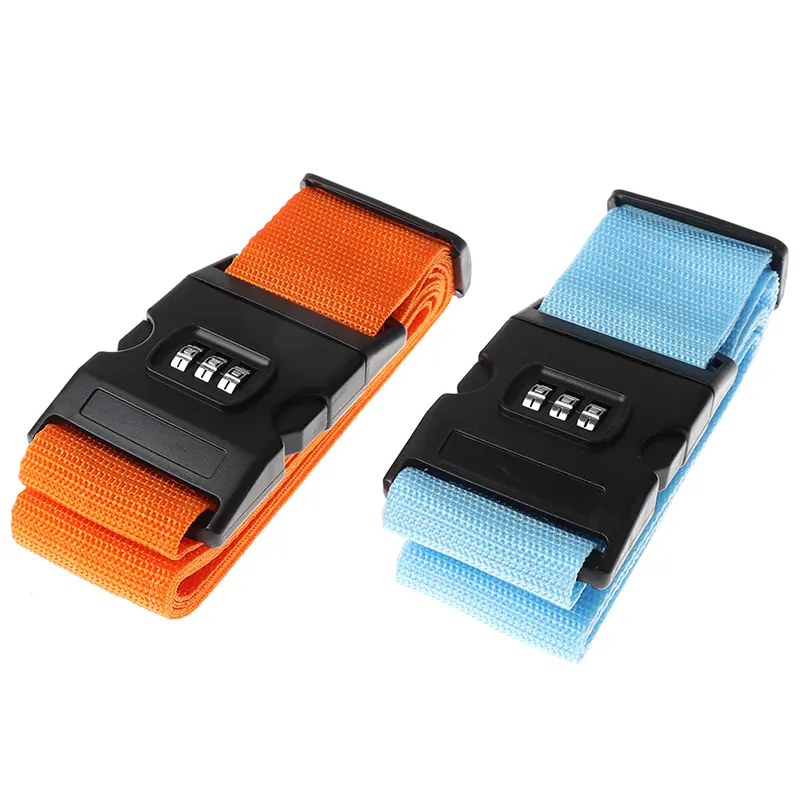 Dây Đeo Đóng Gói Nylon Bền, 1 Cái, Cho Vali Hành Lý Du Lịch, Khóa An Toàn, Thắt Lưng Da Phụ Kiện 6