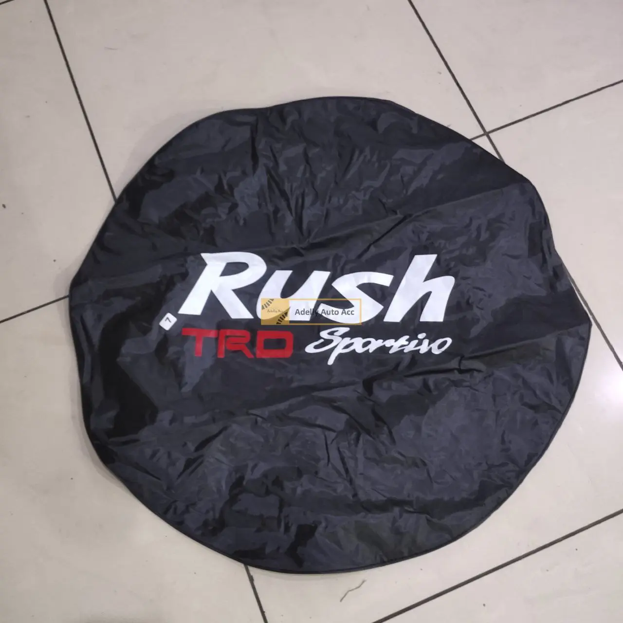 Cover Ban Serep / Sarung Ban Serep Mobil Motif RUSH TRD SPORTIVO - Universal Car Karet