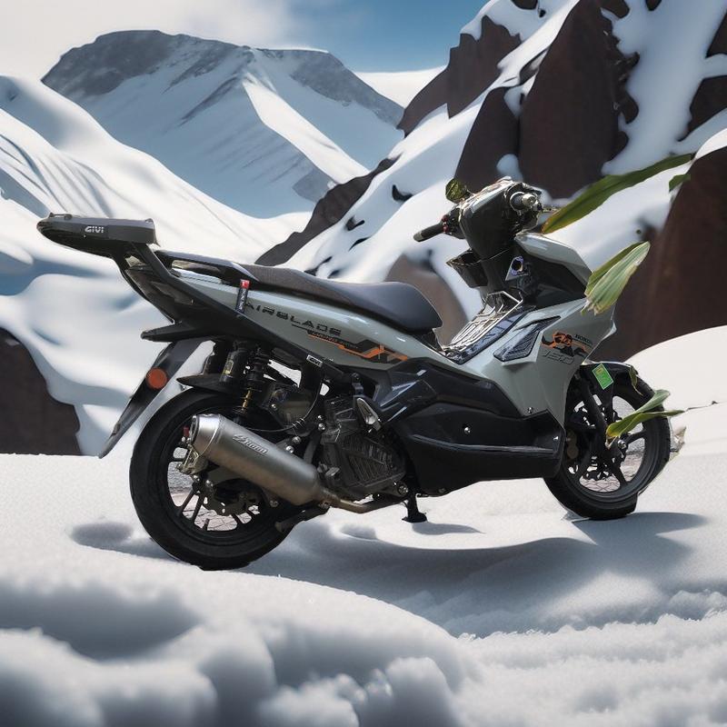 CẢNG GIVI HRC GẮN CHO xe VARIO 150 VÀ xe AIBLADE 2013-2023& AB 160 Decal Nhãn Dán