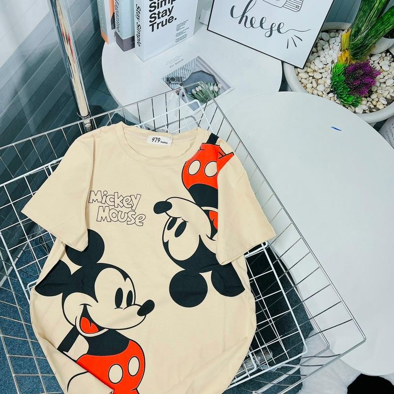 Mã 36-ÁO THUN THÁI FORM VỪA (40-58kg) Top Nữ Women Cotton Cổ Tròn 3