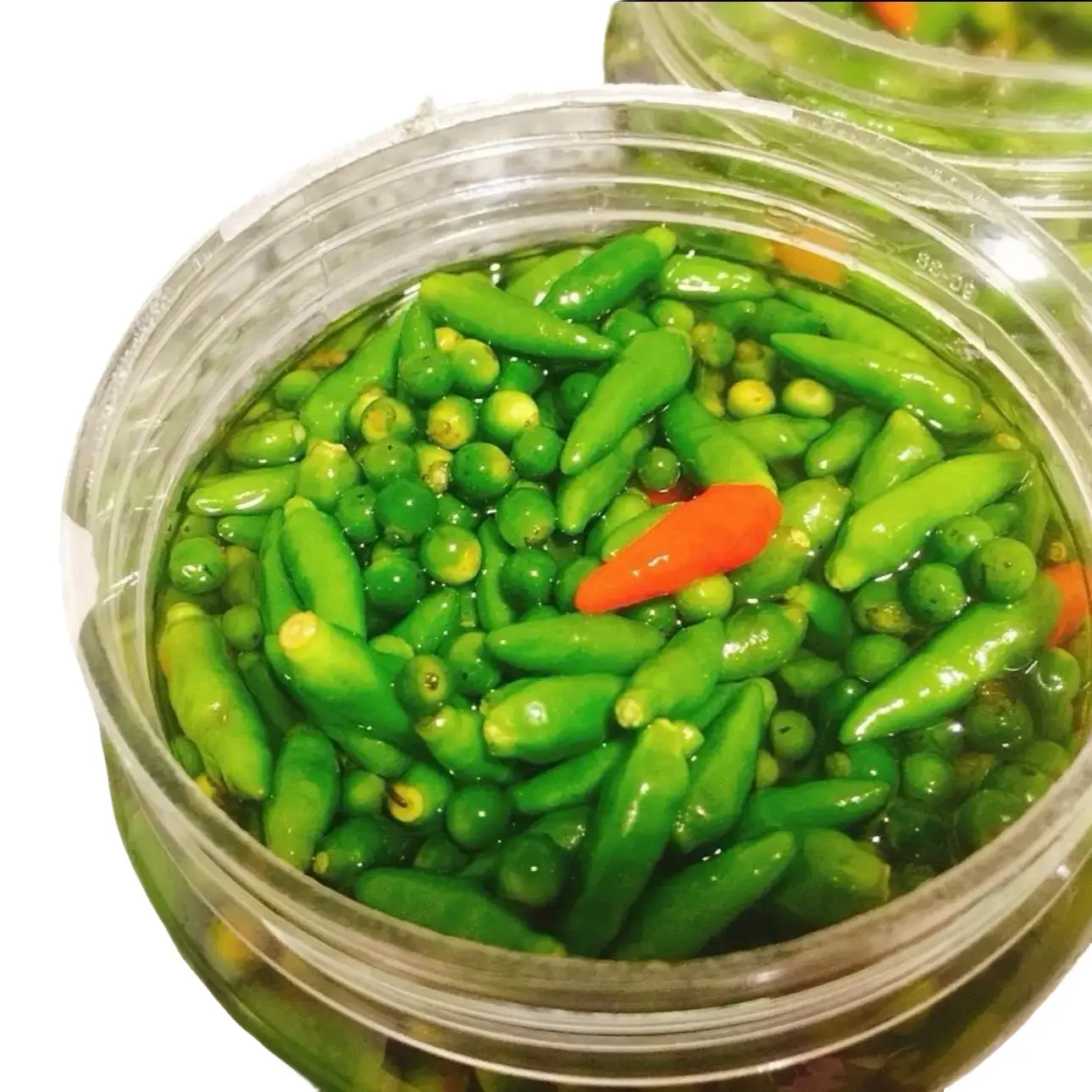 Combo 2 Hủ (1000ml)Ớt xiêm rừng ngâm nước mắm , mặn ngọt thơm cay nồng gia vị Food Bột Đường