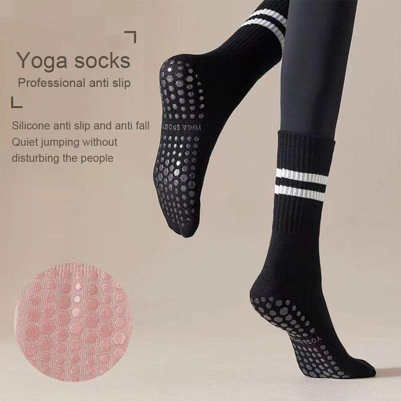 Product Introduction of 1 Pair Breathable Yoga Socks Anti-slip Sports Socks Dance Fitness Socks Training Pilates Socks I4W8 22
