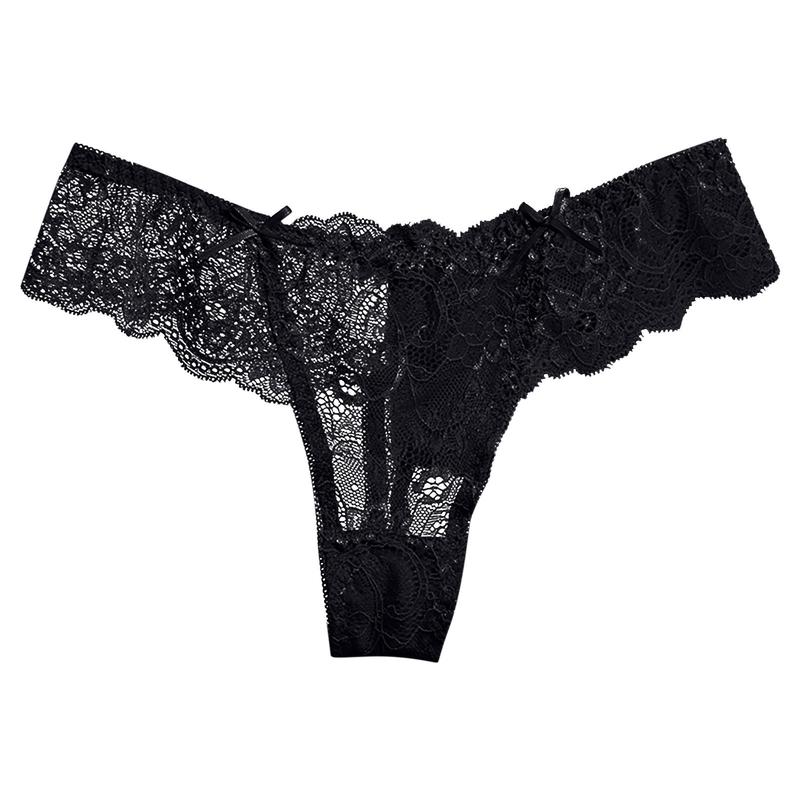Quần Lót Ren Xuyên Thấu Cho Nữ, Quần Lót Gợi Cảm, Thời Trang Women Nhung Voi Tua Rua 3