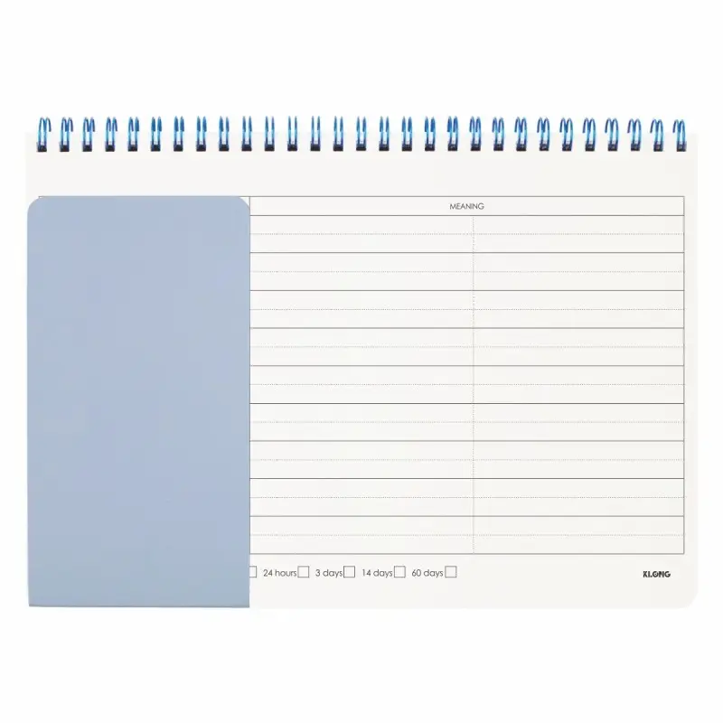SỔ HỌC TỪ VỰNG KLONG WORD LIST B5 120 TRANG 100/76, MÃ SỐ 917 7