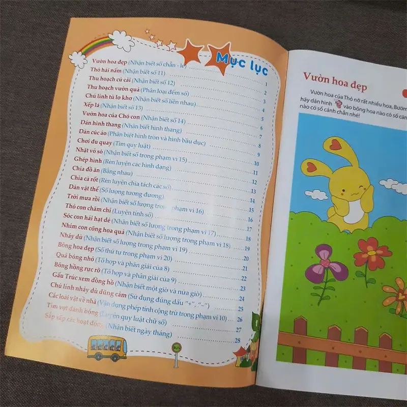 Sách: Dạo Chơi Cùng Toán Học - Trò Chơi Dán Giấy (4-5 tuổi) 1