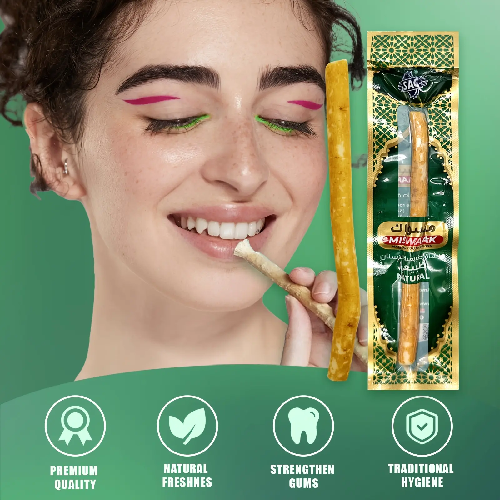 Toheed 11 Sewak Al-Toheed Premium Quality Natural Toothbrush High Peelu A+ Miswak ...