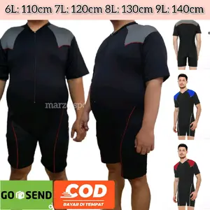 BAJU RENANG PRIA WANITA EXTRA JUMBO BB 150kg LD 150cm - BAJU DIVING RENANG BIG SIZE BAHAN PREMIUM CEPAT KERING - BAJU RENANG POLOS PLUS SIZE ANTI UV Sport