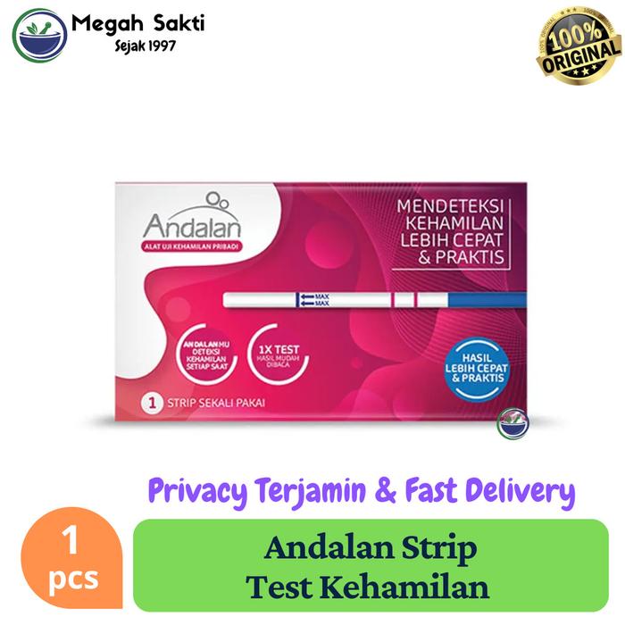 Gambar Andalan Strip Uji Kehamilan - Alat Pendeteksi Kehamilan Cepat Akurat dari Megah Sakti Pharmacy Kota Medan Tokopedia