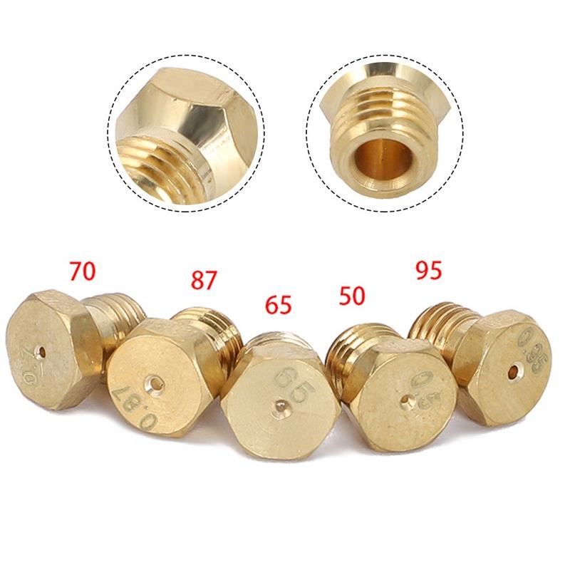 Product Introduction of Vòi phun chuyển đổi LPG, 5 CÁI, cho bếp Ga, vòi phun đồng, thích hợp cho bình phun Propan 25